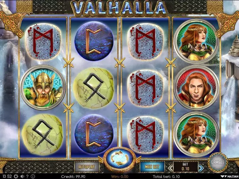 Valhalla Wazdan Slots - Main Screen Reels