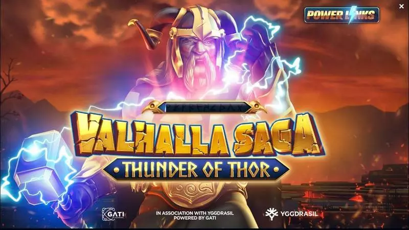 Valhalla Saga: Thunder of Thor Jelly Entertainment Slots - Introduction Screen