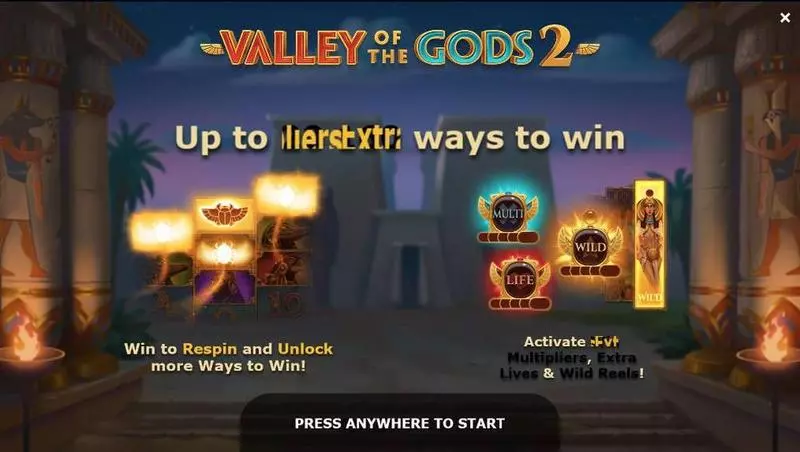 Valley of the Gods 2 Yggdrasil Slots - Info and Rules