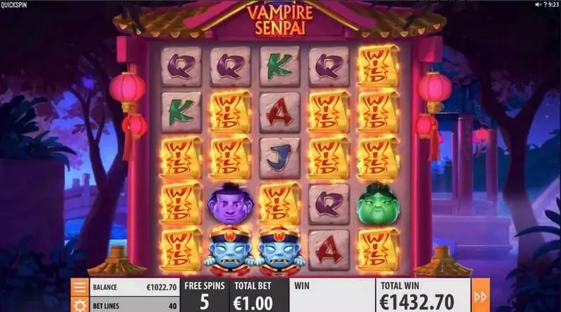 Vampire Senpai Quickspin Slots - Bonus 1