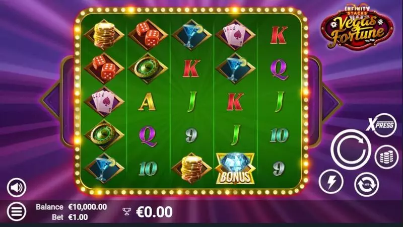 Vegas Fortune AvatarUX Slots - Main Screen Reels