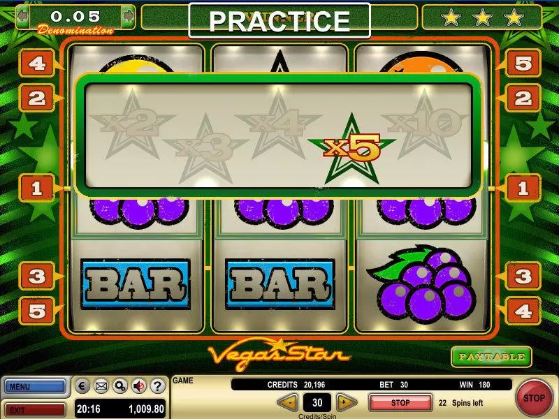 Vegas Star GTECH Slots - Bonus 1