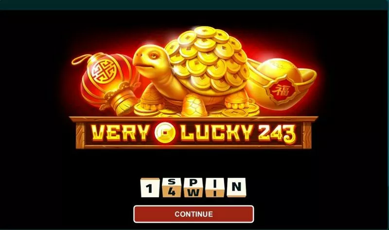 Very Lucky 243 1Spin4Win Slots - Introduction Screen