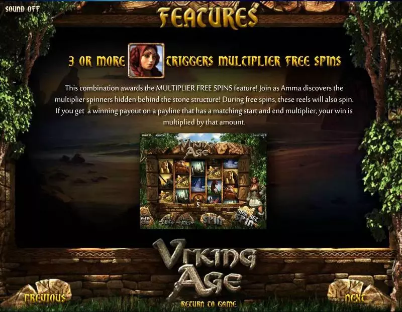 Viking Age BetSoft Slots - Bonus 1