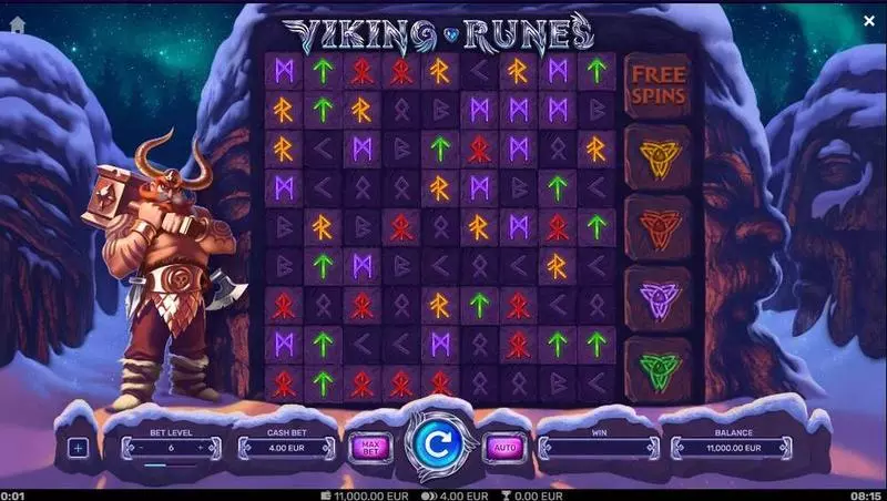 Viking Runes Yggdrasil Slots - Main Screen Reels