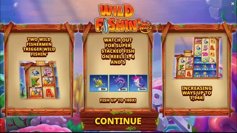 Wild Fishin Wild Ways Jelly Entertainment Slots - Free Spins Feature