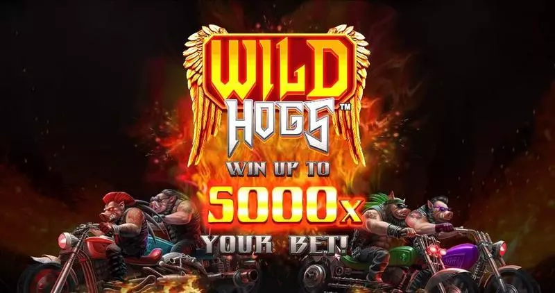 Wild Hogs StakeLogic Slots - Introduction Screen