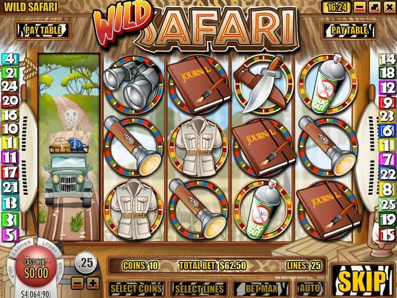 Wild Safari Rival Slots - Bonus 5