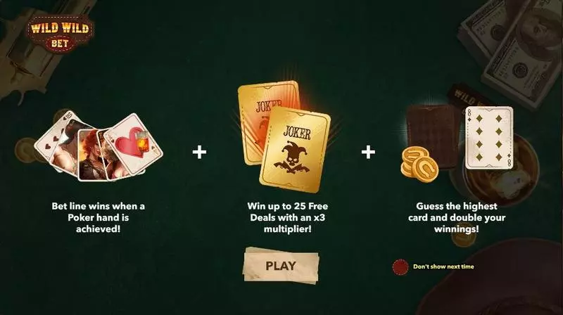 Wild Wild Bet Mascot Gaming Slots - Introduction Screen