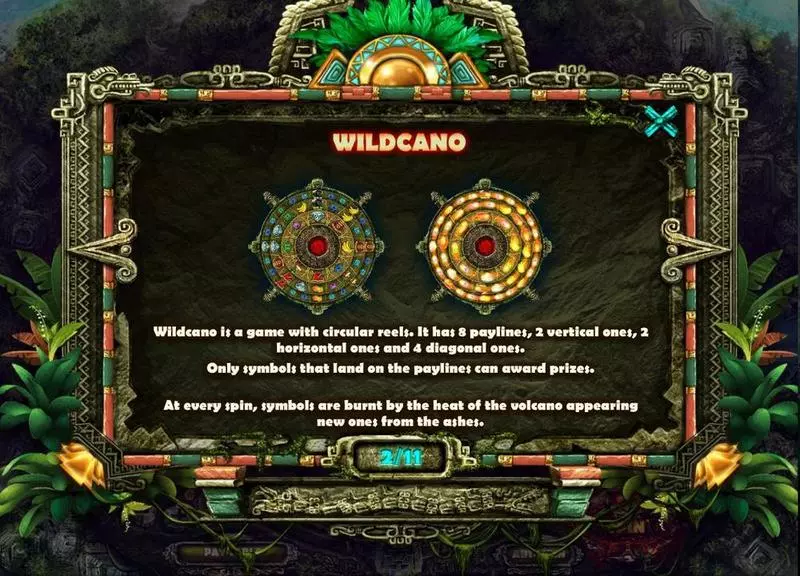 Wildcano Red Rake Gaming Slots - Info and Rules