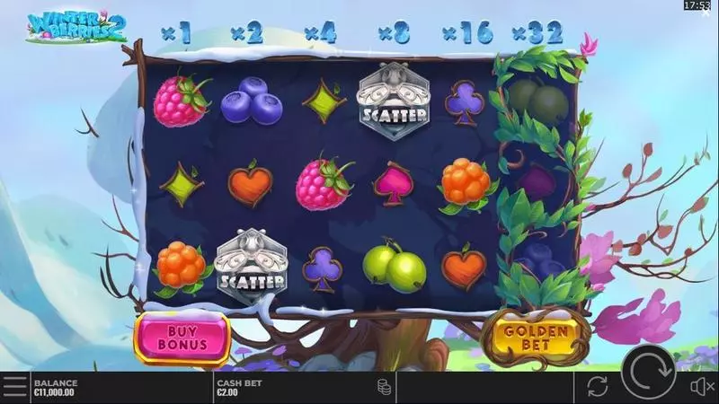 Winterberries 2  Yggdrasil Slots - Main Screen Reels
