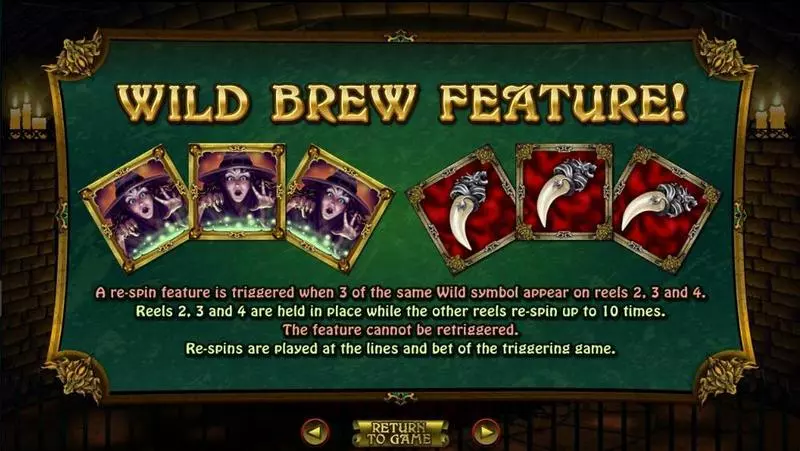 Witch's Brew RTG Slots - Info and Rules
