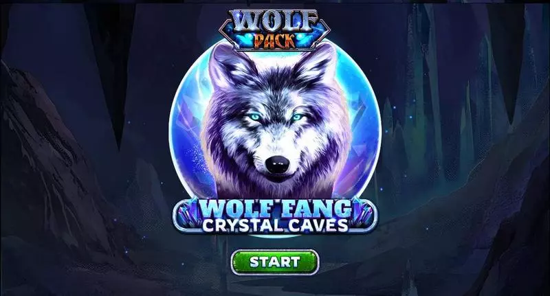 Wolf Fang – Crystal Caves Spinomenal Slots - Introduction Screen