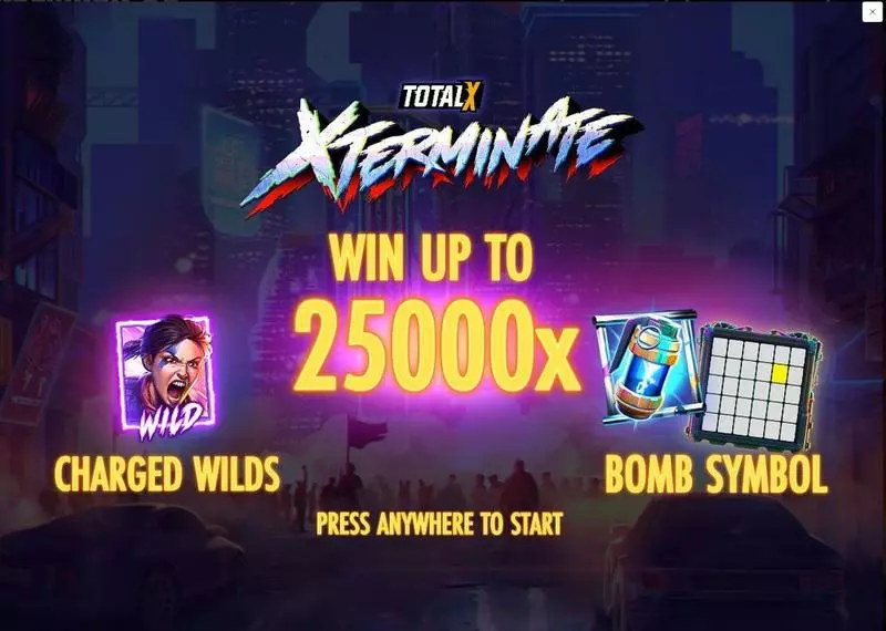 Xterminate Thunderkick Slots - Introduction Screen