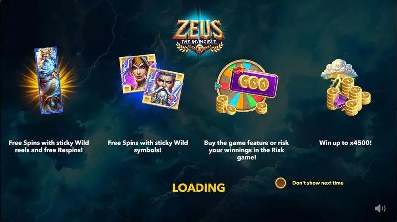 Zeus the Invincible Mascot Gaming Slots - Info and Rules